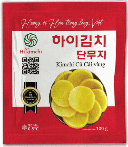 Kimchi củ cải vàng 100g